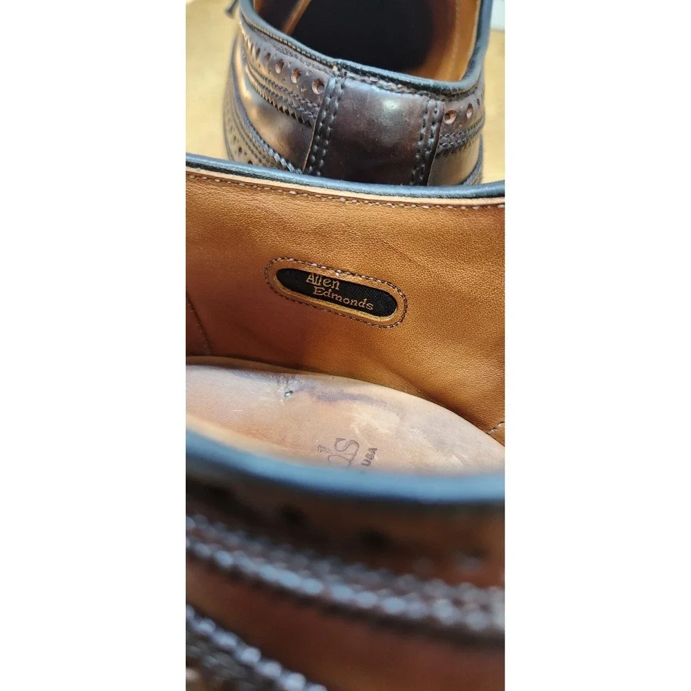 VTG 1994 Allen Edmonds MacNeil Shell Cordovan Longwing Blucher 13B 9097
